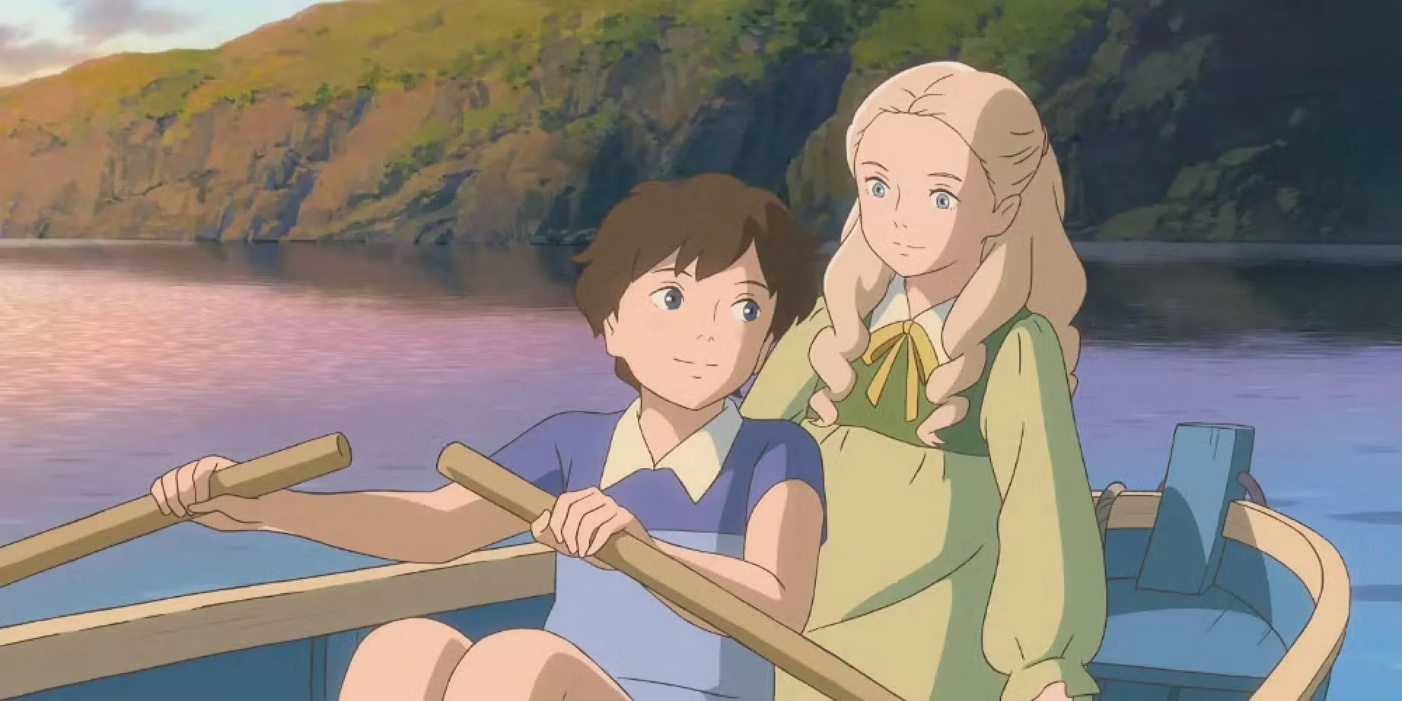 Anna và Marnie, hai nhân vật chính trong phim Ghibli Khi Marnie Ở Đó