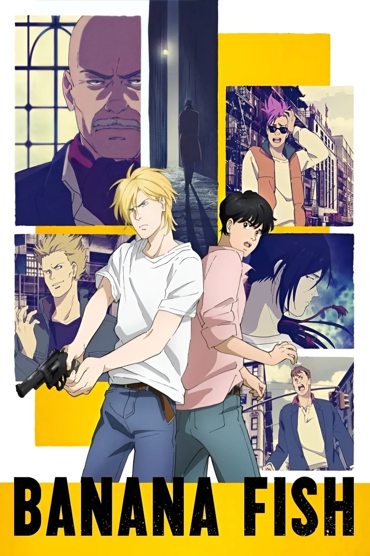 Áp phích chính thức của series anime Banana Fish
