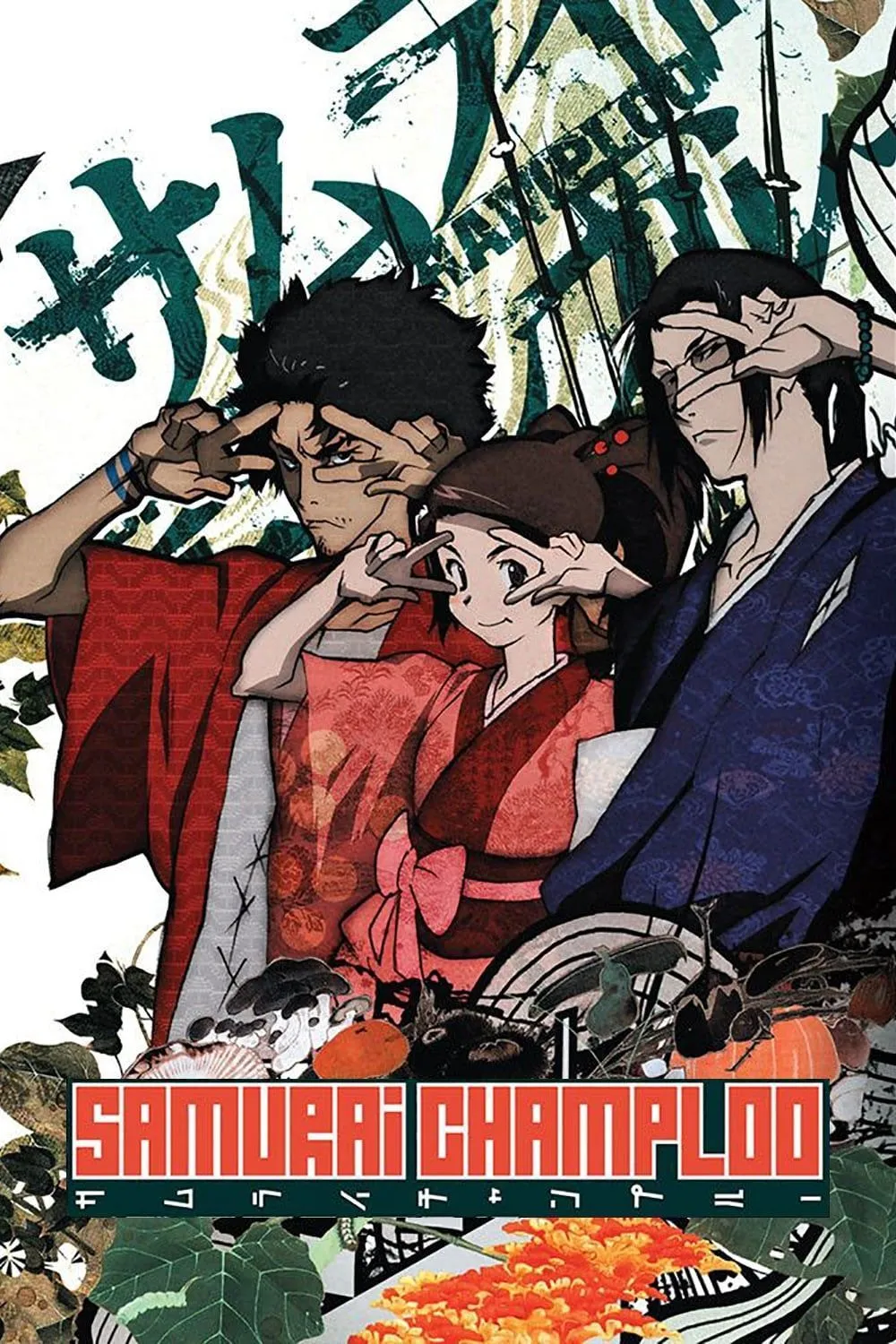 Áp phích chính thức của series anime Samurai Champloo