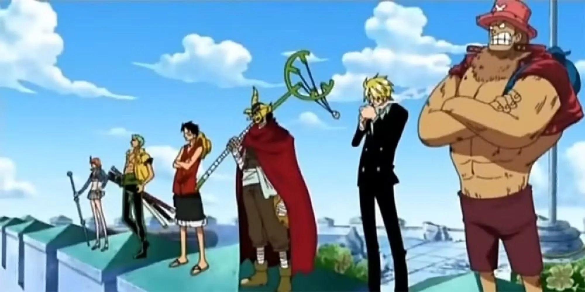 Băng hải tặc Mũ Rơm tại Enies Lobby trong arc nổi tiếng của One Piece