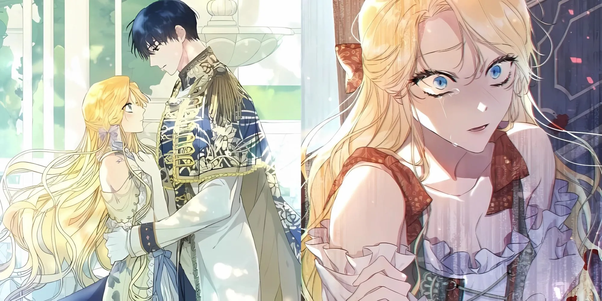 Bìa manhwa The Villainess Is a Marionette với nữ chính Kayena Hill lộng lẫy, đầy quyền lực.