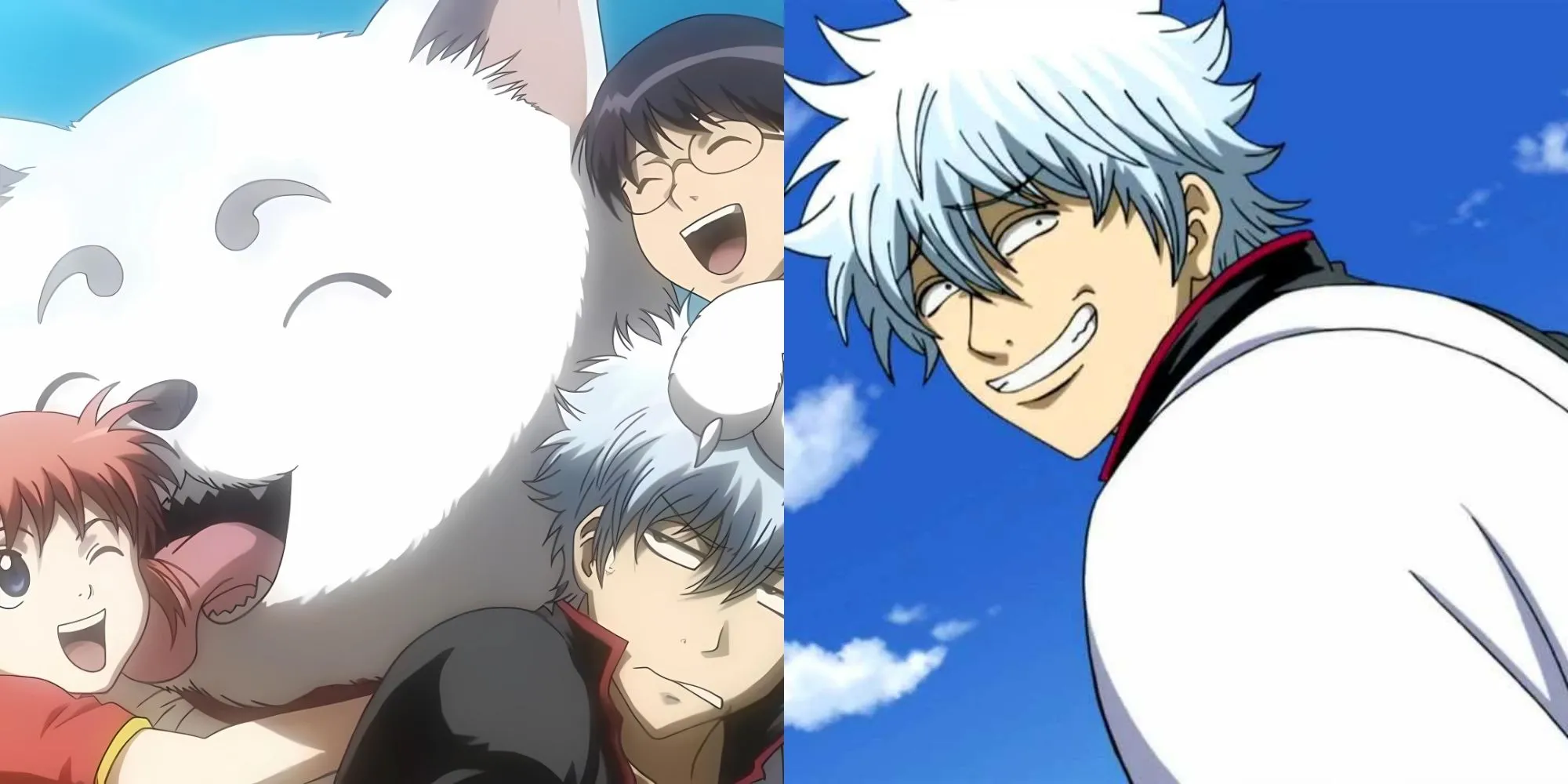 Bộ ba Gintoki, Shinpachi và Kagura từ Gintama
