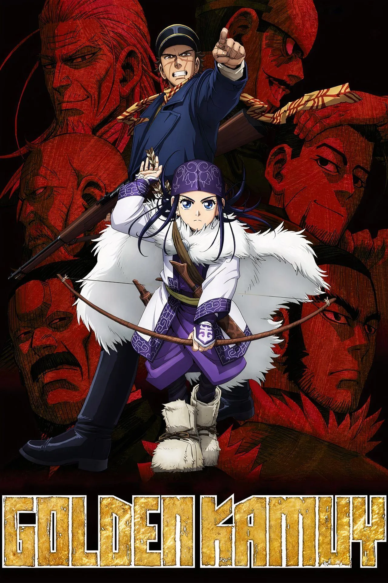Bộ đôi Sugimoto và Asirpa trong Golden Kamuy