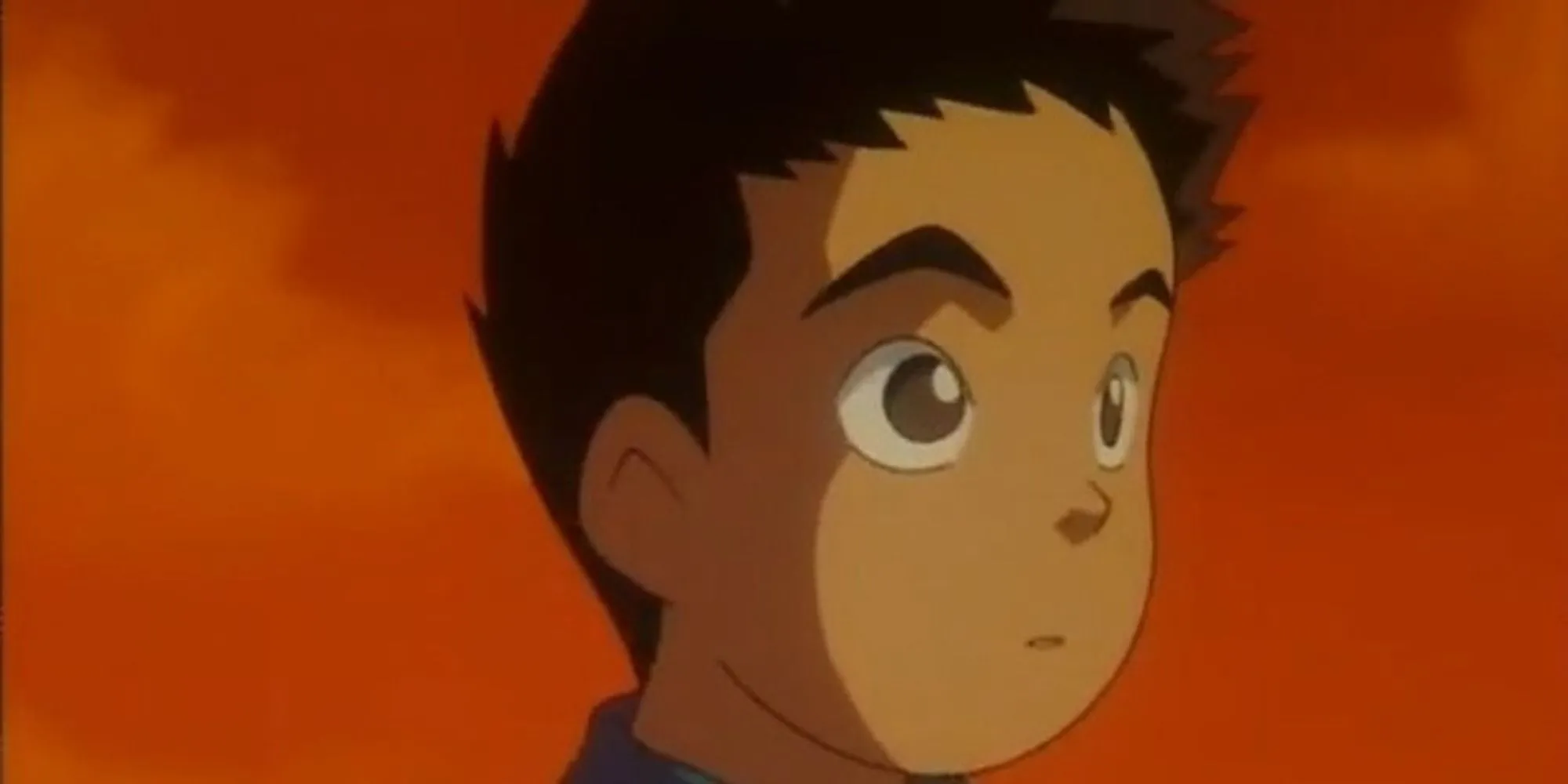 Các nhân vật chính trong anime Now and Then, Here and There, một trong những isekai đen tối nhất