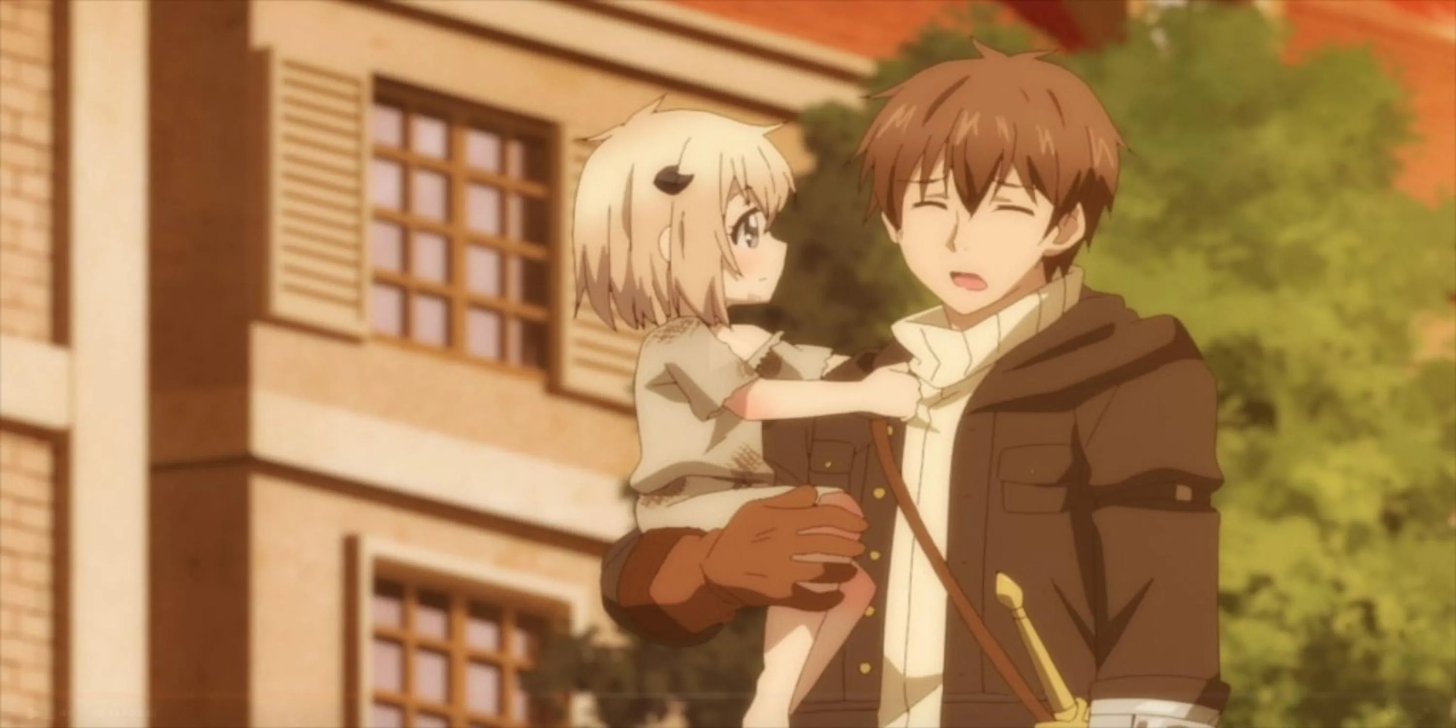 Dale và cô bé Latina trong anime If It’s for My Daughter, I’d Even Defeat a Demon Lord