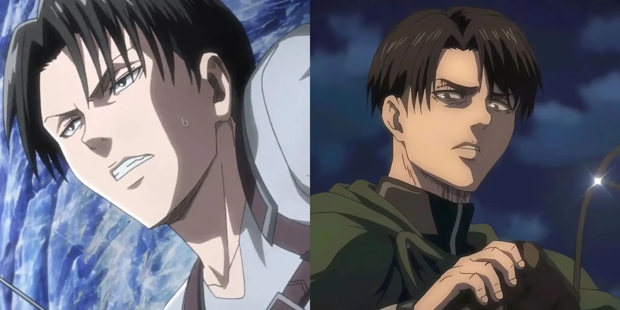 Đội trưởng Levi Ackerman với bộ đồ chiến đấu trong anime Đại Chiến Titan