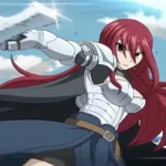 Erza Scarlet trong trang phục chiến đấu từ Fairy Tail
