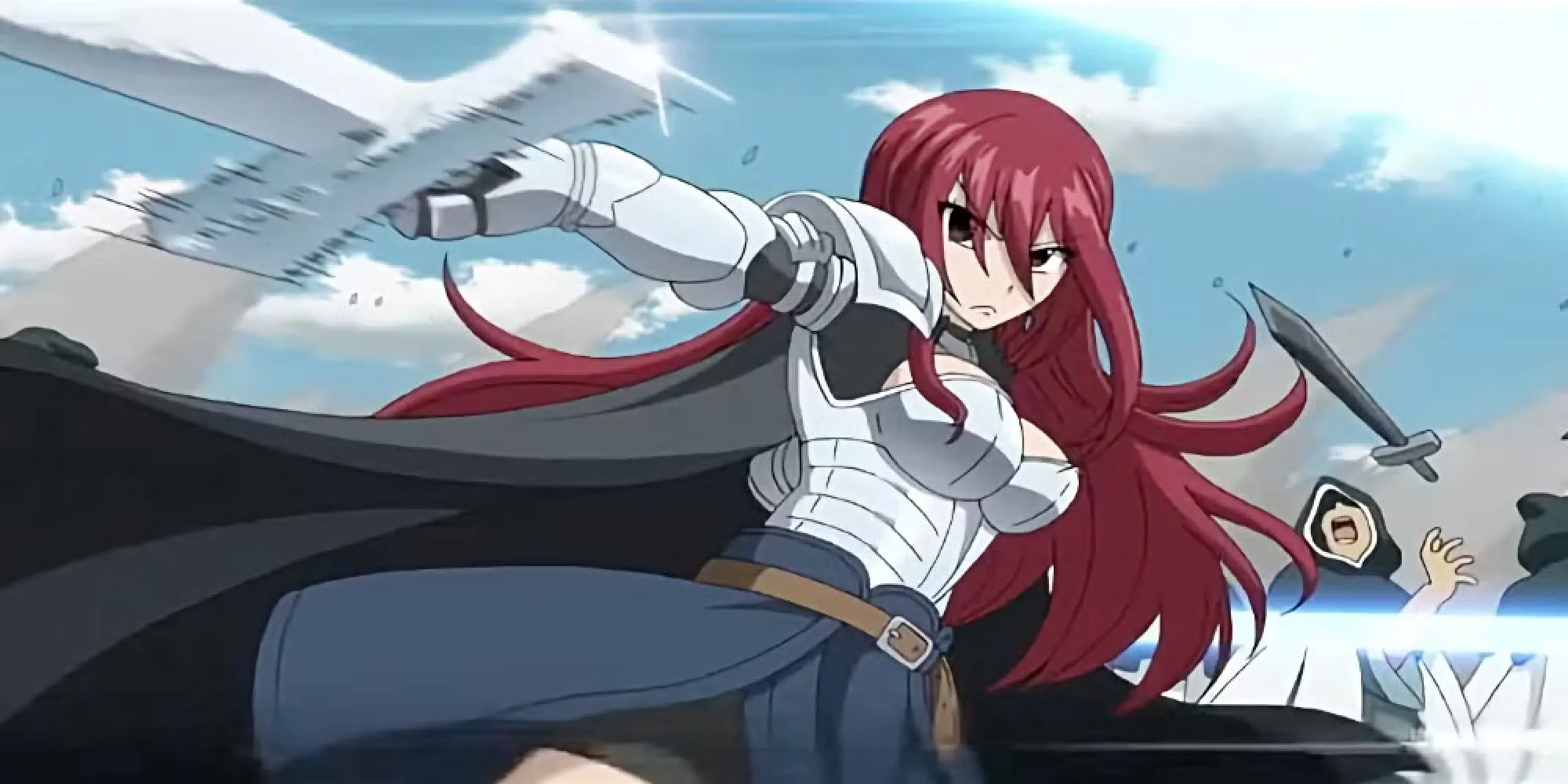 Erza Scarlet trong trang phục chiến đấu từ Fairy Tail