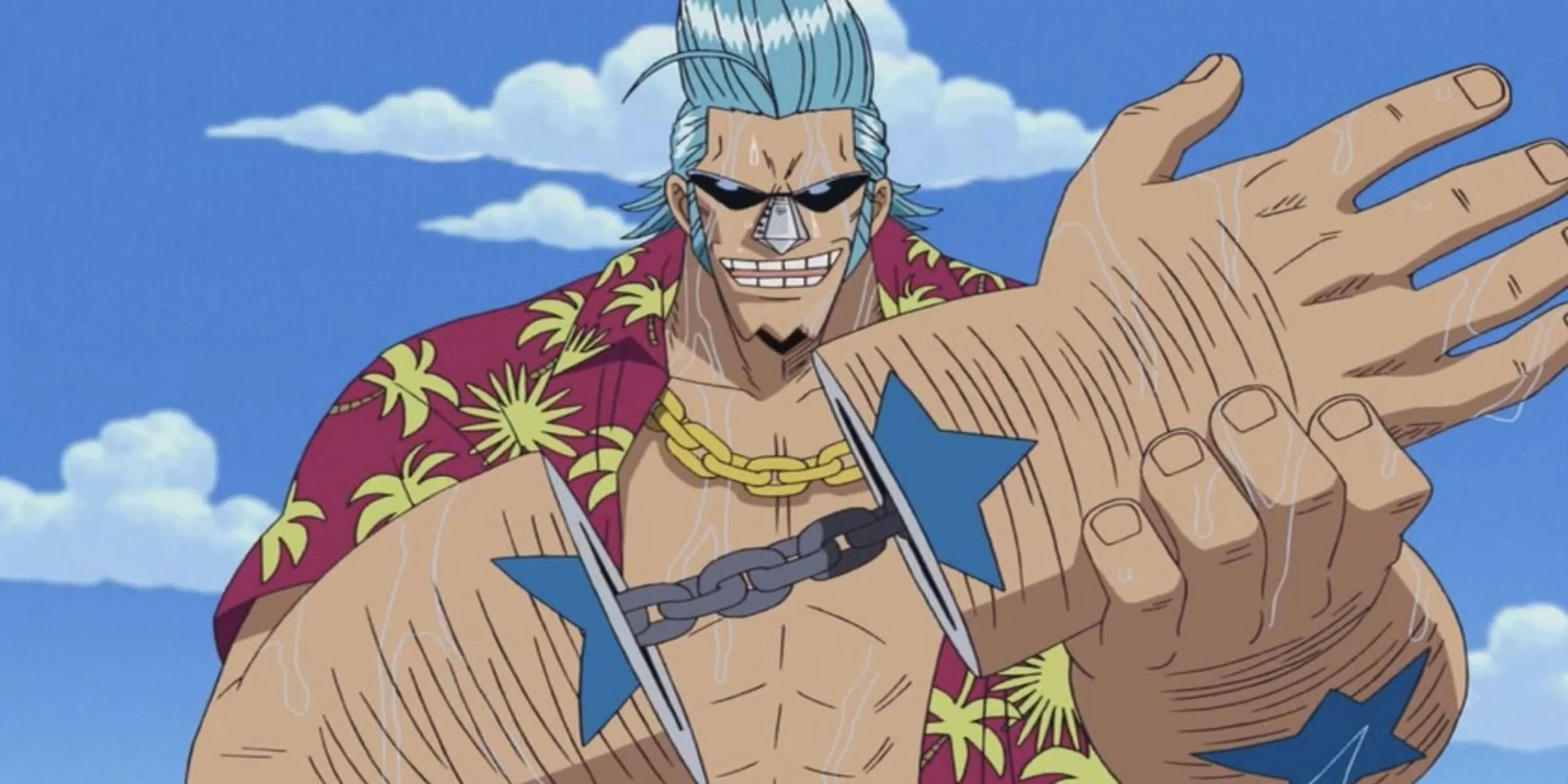 Franky, thợ đóng tàu cyborg của băng Mũ Rơm trong One Piece