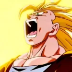 Goku trong hình dạng Super Saiyan 3 đầy uy lực trong Dragon Ball Z