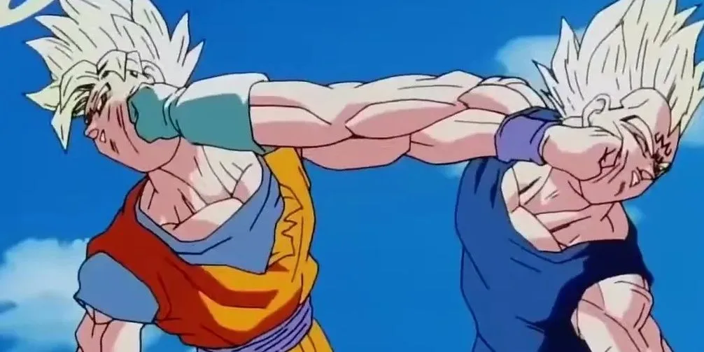 Goku và Vegeta trong Dragon Ball Z, cặp đối thủ với sự cạnh tranh một chiều