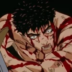 Guts chiến đấu giữa bầy quân Tudor trong Berserk