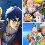 Hình ảnh đại diện cho các nhân vật chính Gon, Killua, Kurapika và Leorio trong anime Hunter x Hunter