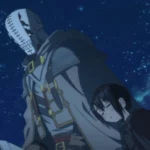 Hình ảnh Golem và cô bé Somali trong anime Somali and the Forest Spirit