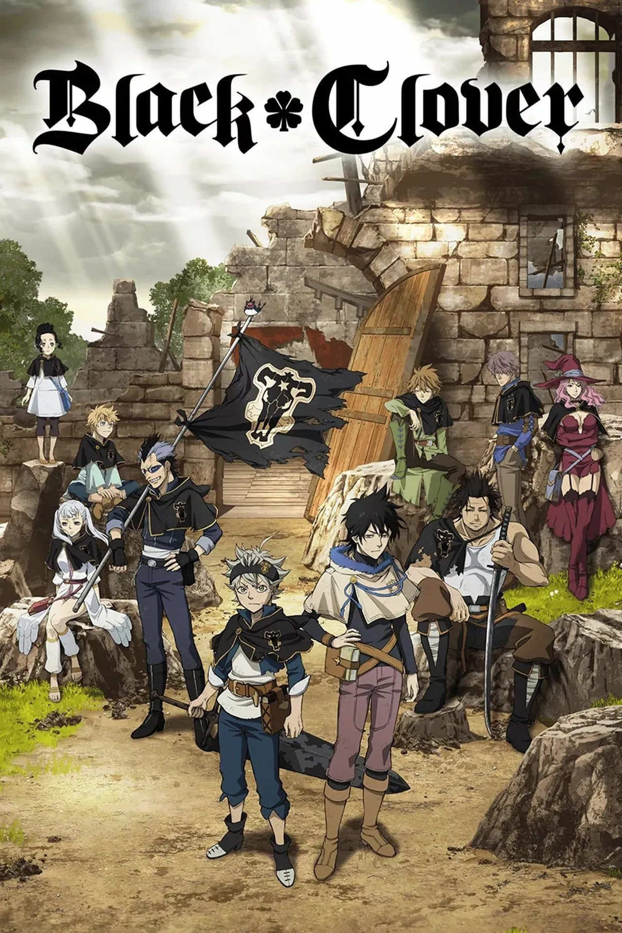 Hình ảnh quảng bá bộ đôi Asta và Yuno trong anime Black Clover