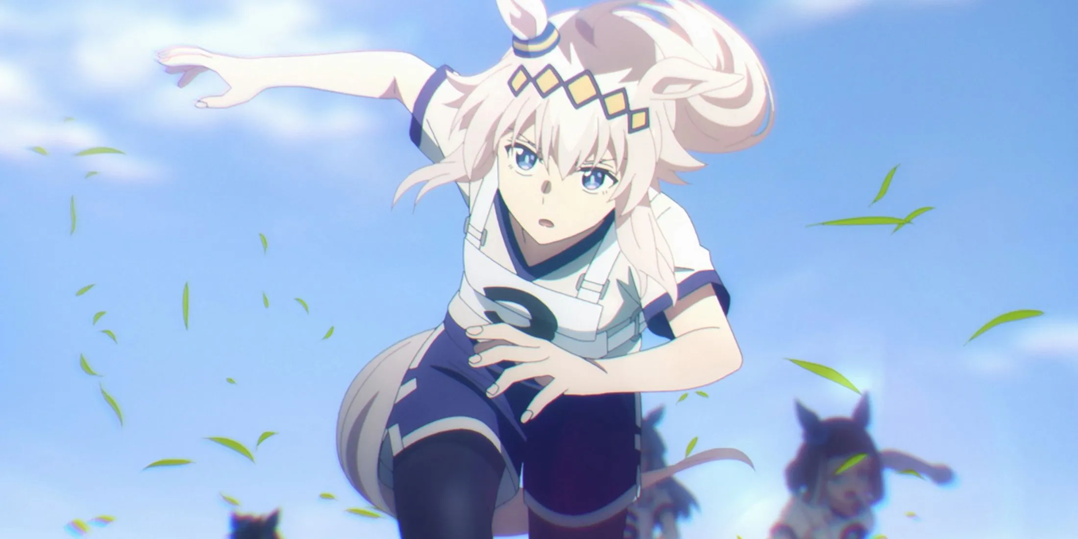 Hình ảnh quảng bá Uma Musume: Cinderella Gray với nhân vật chính Oguri Cap