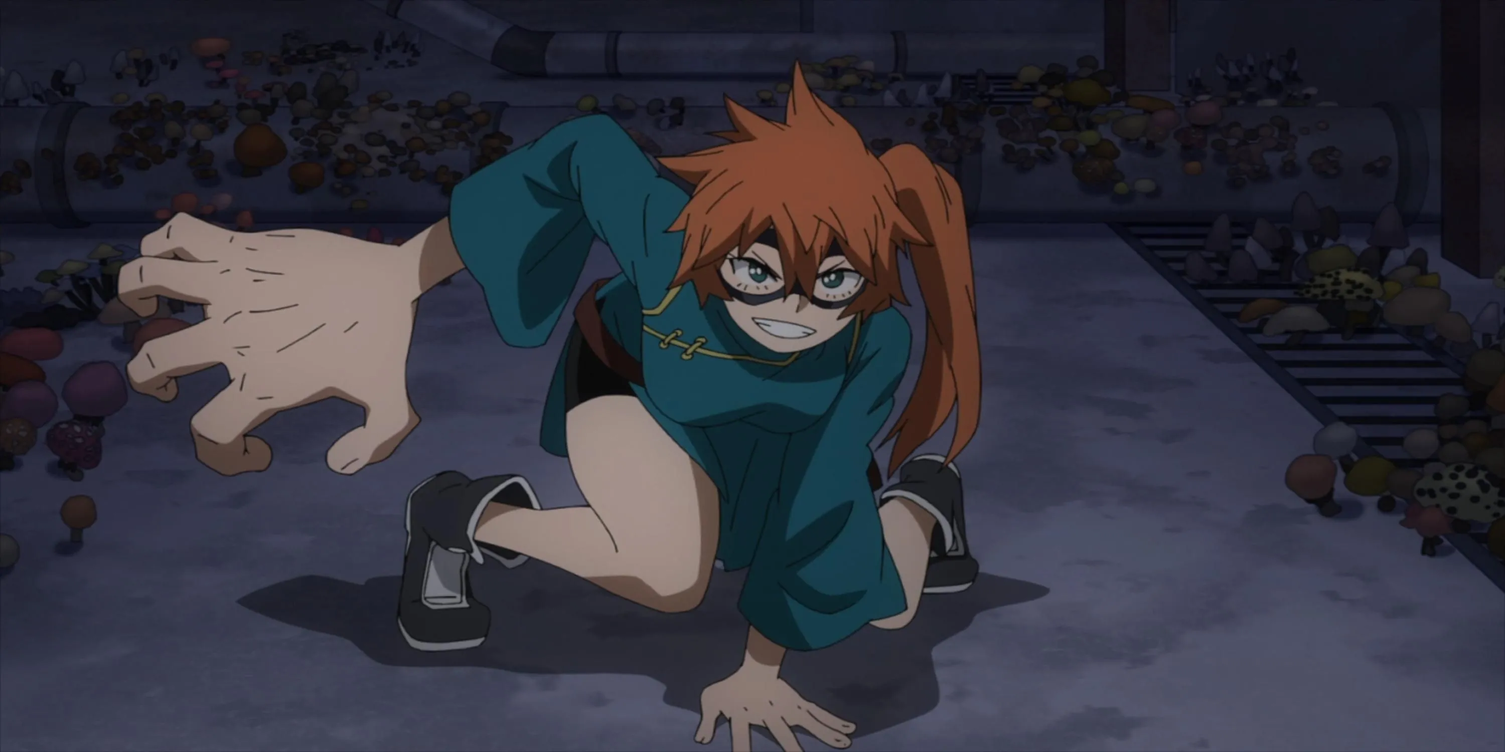 Itsuka Kendo từ lớp 1B My Hero Academia sử dụng Quirk Big Fist