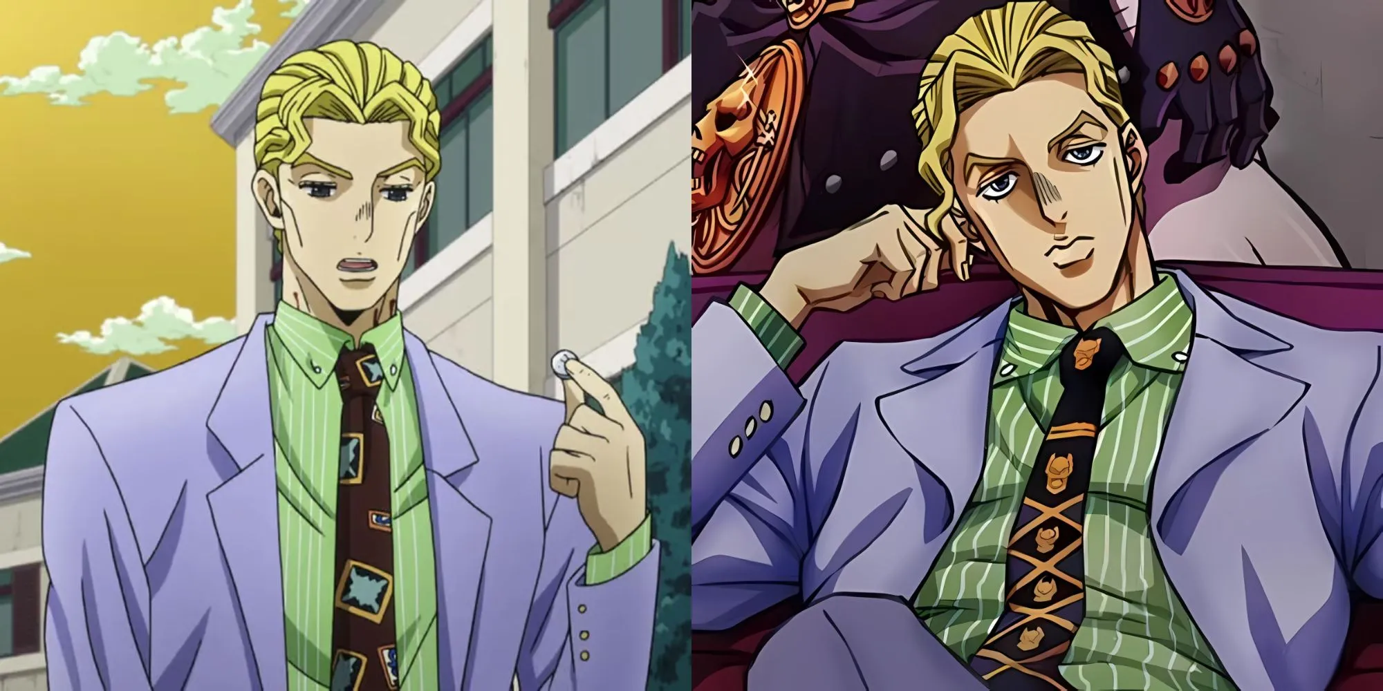 Kira Yoshikage từ JoJo's Bizarre Adventure, sát nhân hàng loạt khao khát cuộc sống bình dị.