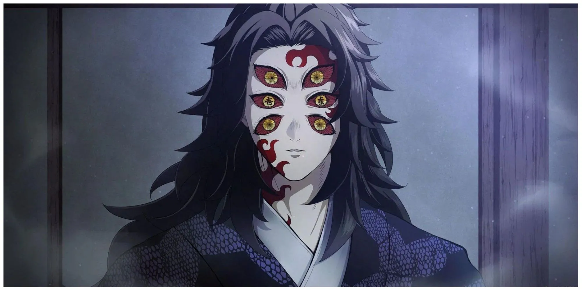 Kokushibo Thượng Huyền Nhất, cựu Thợ săn Quỷ và anh trai của Yoriichi, trong Demon Slayer