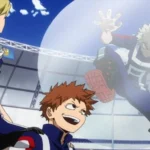 Kosei Tsuburaba sử dụng Quirk Solid Air tạo ra bức tường không khí trong My Hero Academia