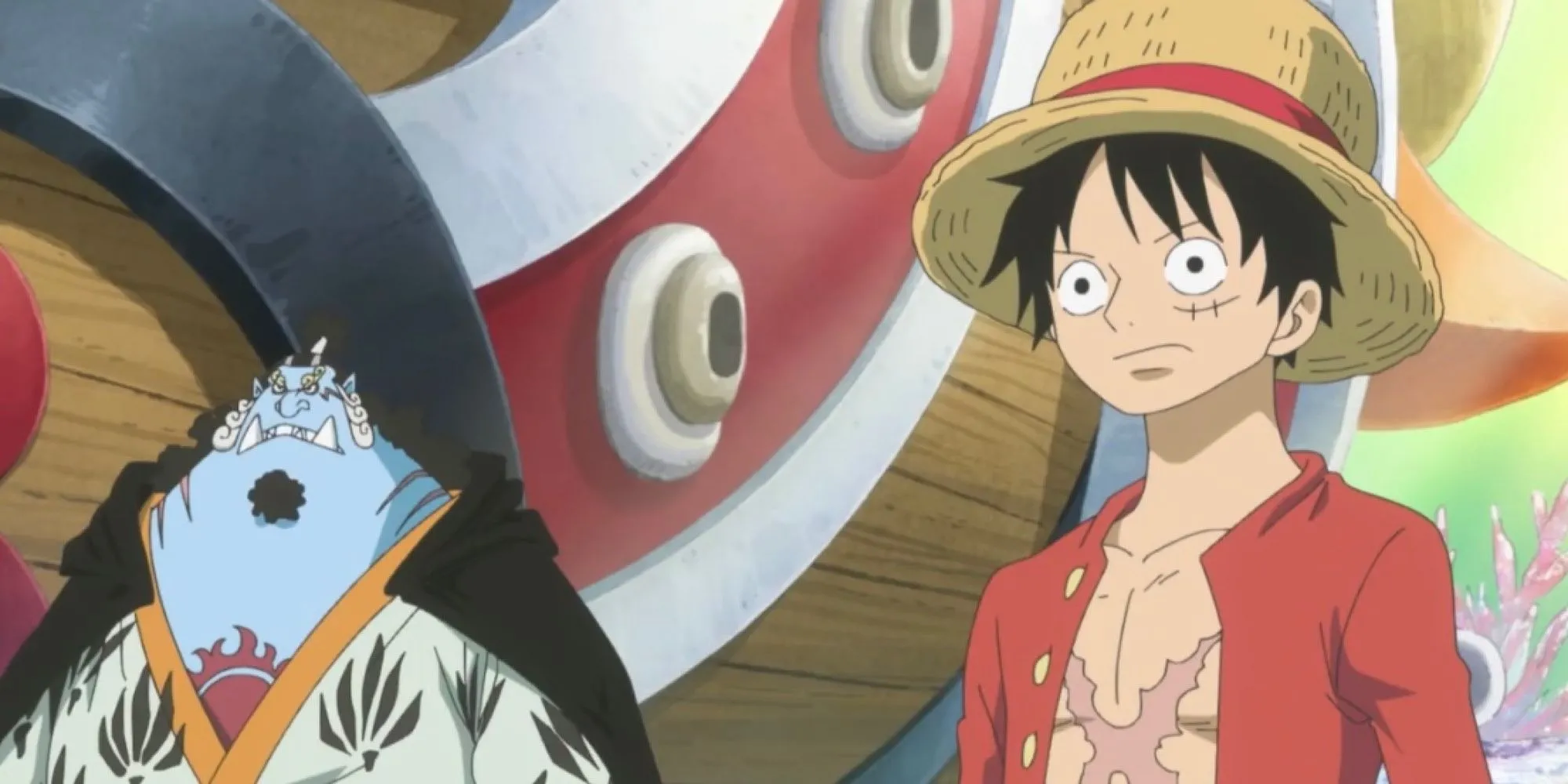Luffy giải thích cho Jimbei lý do không muốn trở thành anh hùng