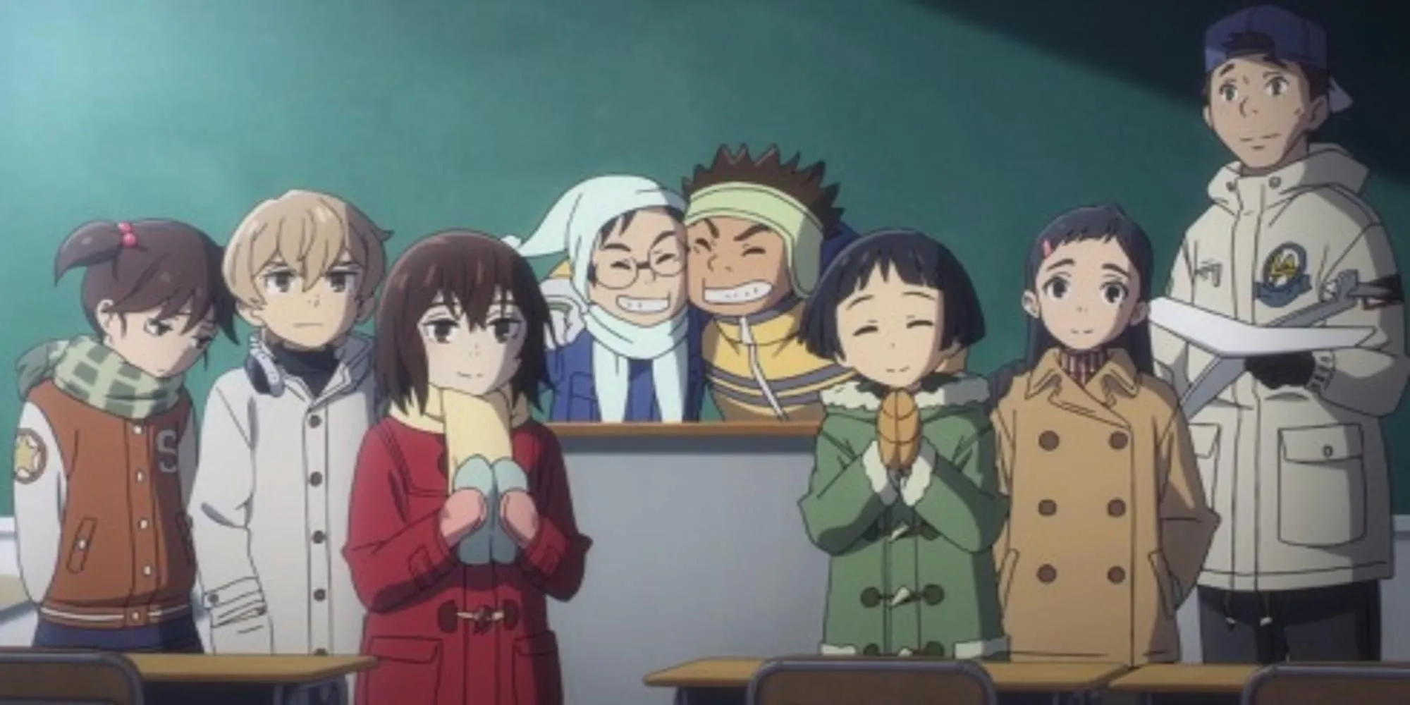 Nhân vật chính Satoru Fujinuma với khả năng du hành thời gian trong anime Erased