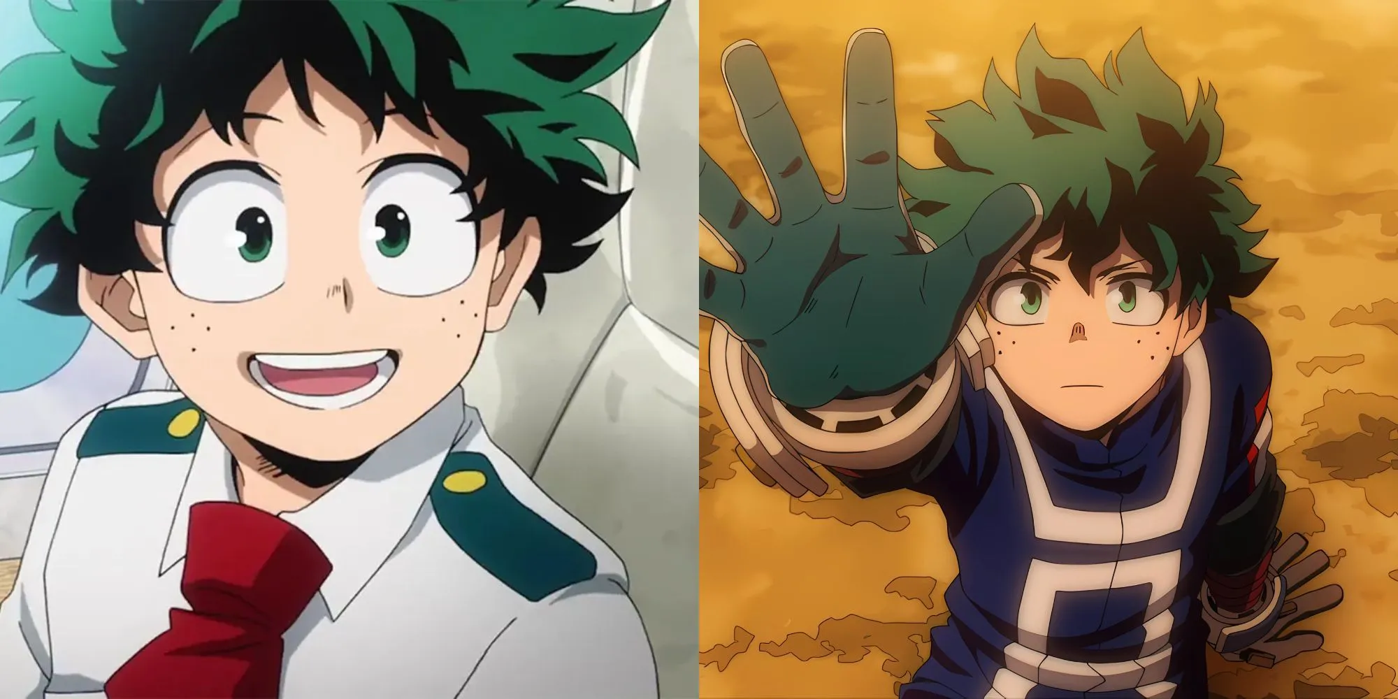 Nhân vật Izuku Midoriya (Deku) trong trang phục anh hùng của My Hero Academia