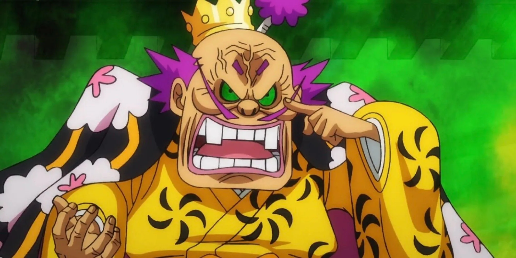 Orochi Kurozumi, Shogun bù nhìn của Wano, với vẻ mặt gian xảo