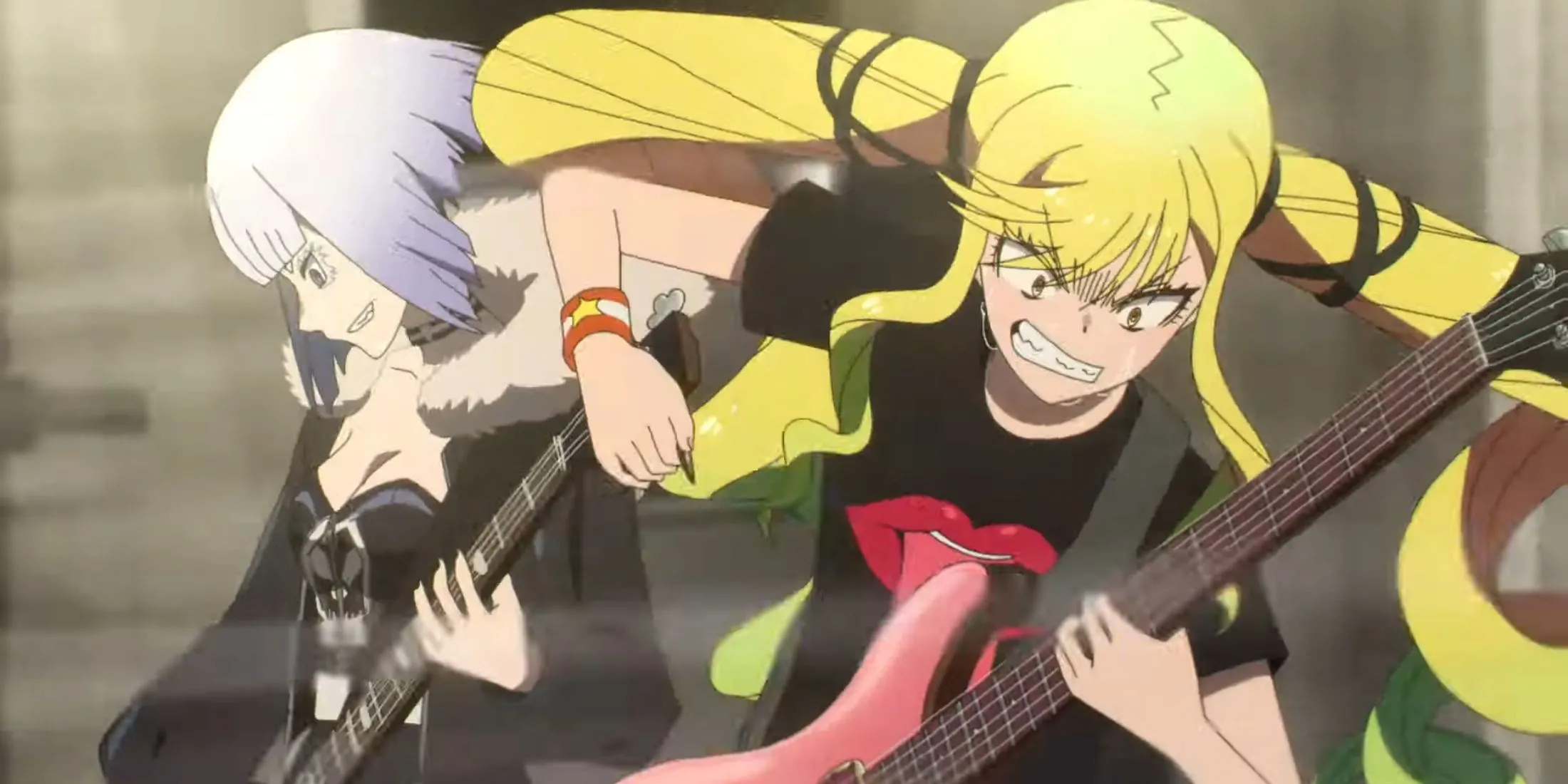 Poster anime Rock Is A Lady's Modesty tập trung vào nữ nhân vật chính
