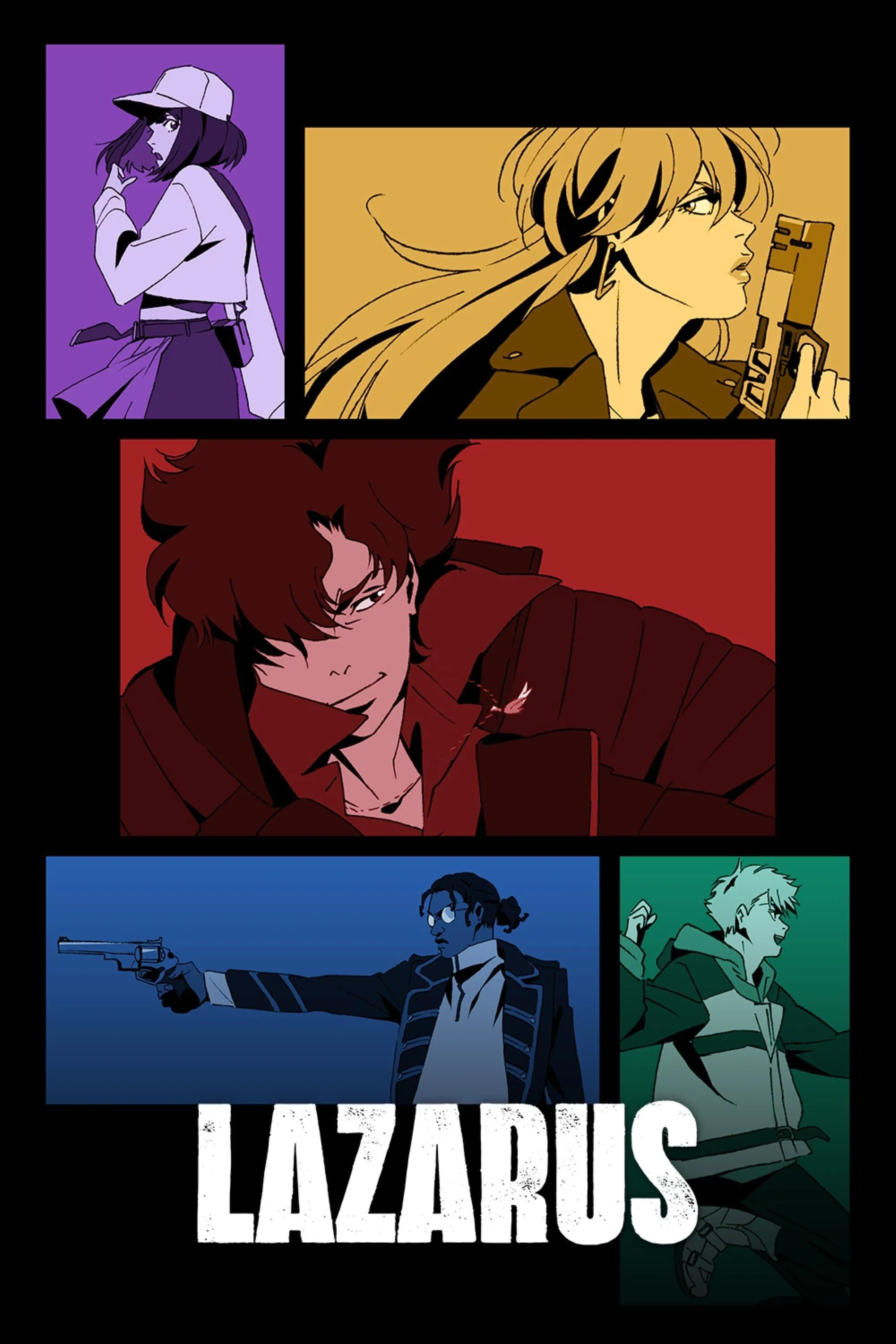 Poster chính thức cập nhật của anime Lazarus
