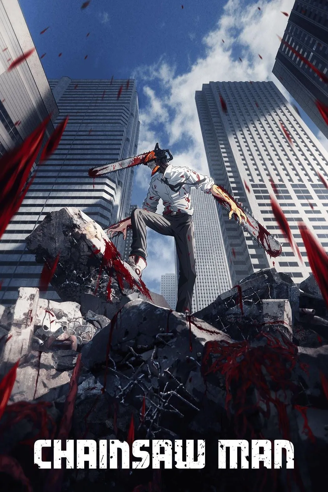 Poster chính thức của anime Chainsaw Man do MAPPA sản xuất