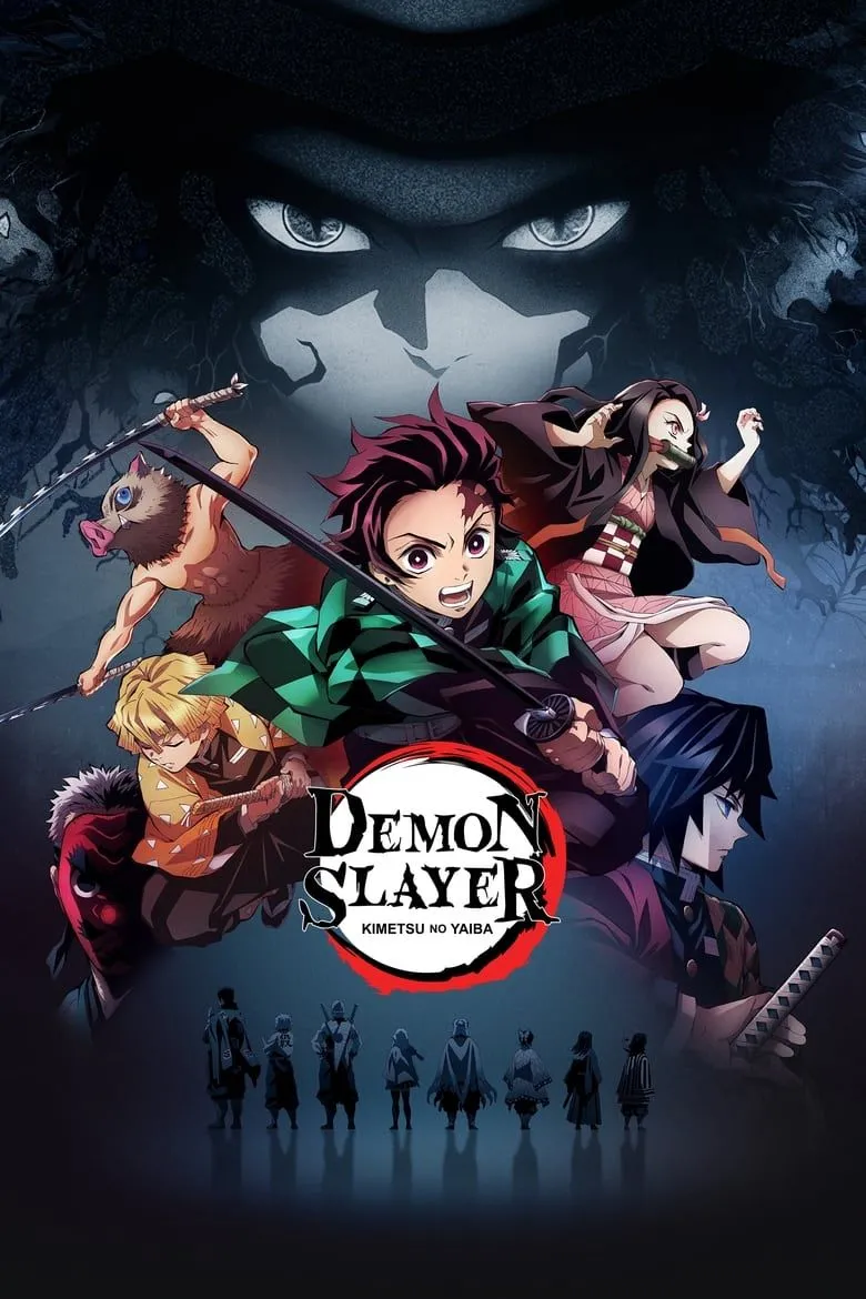 Poster chính thức của anime đình đám Demon Slayer: Kimetsu no Yaiba