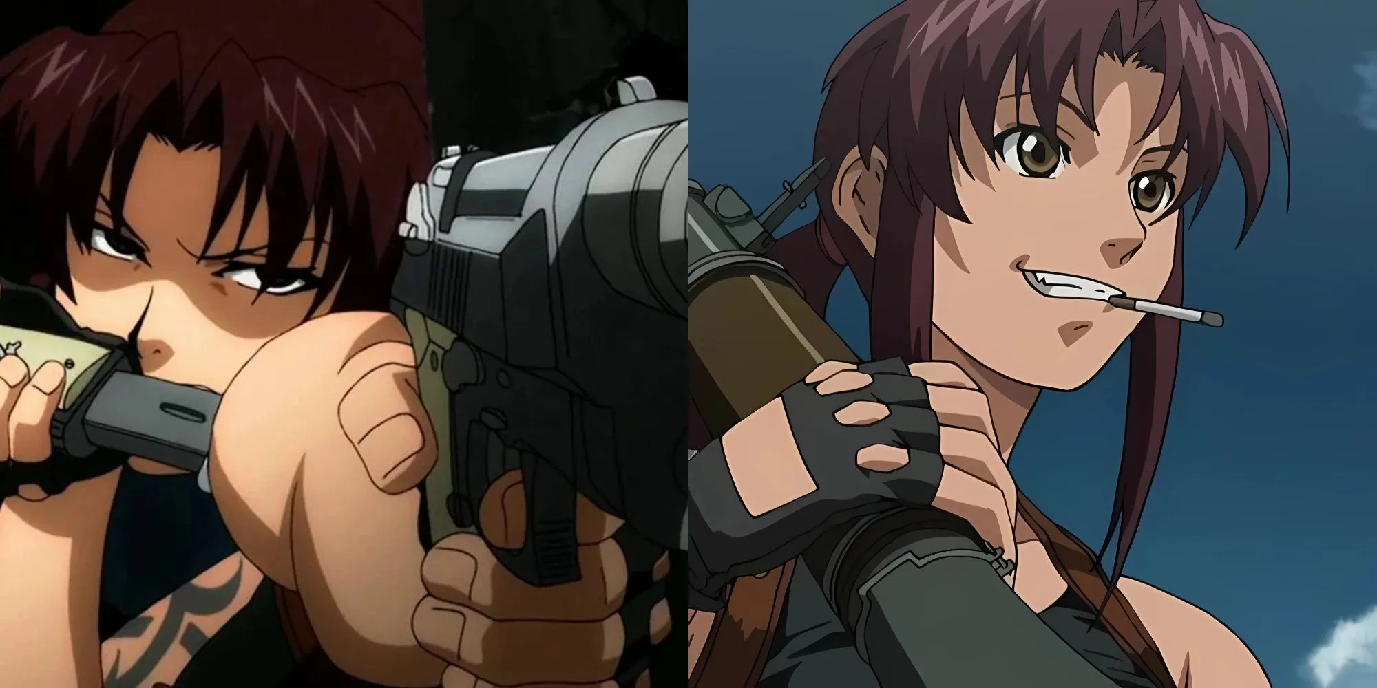 Revy 'Two Hands' với cặp súng quen thuộc trong Black Lagoon