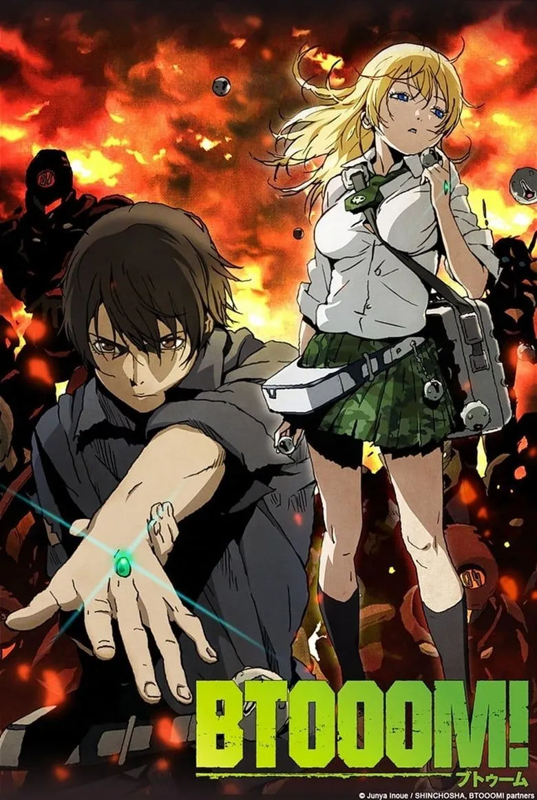 Ryouta Sakamoto với các loại BIM trong anime Btooom!