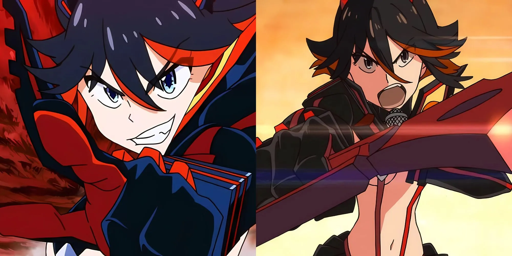 Ryuko Matoi với trang phục chiến đấu trong Kill la Kill