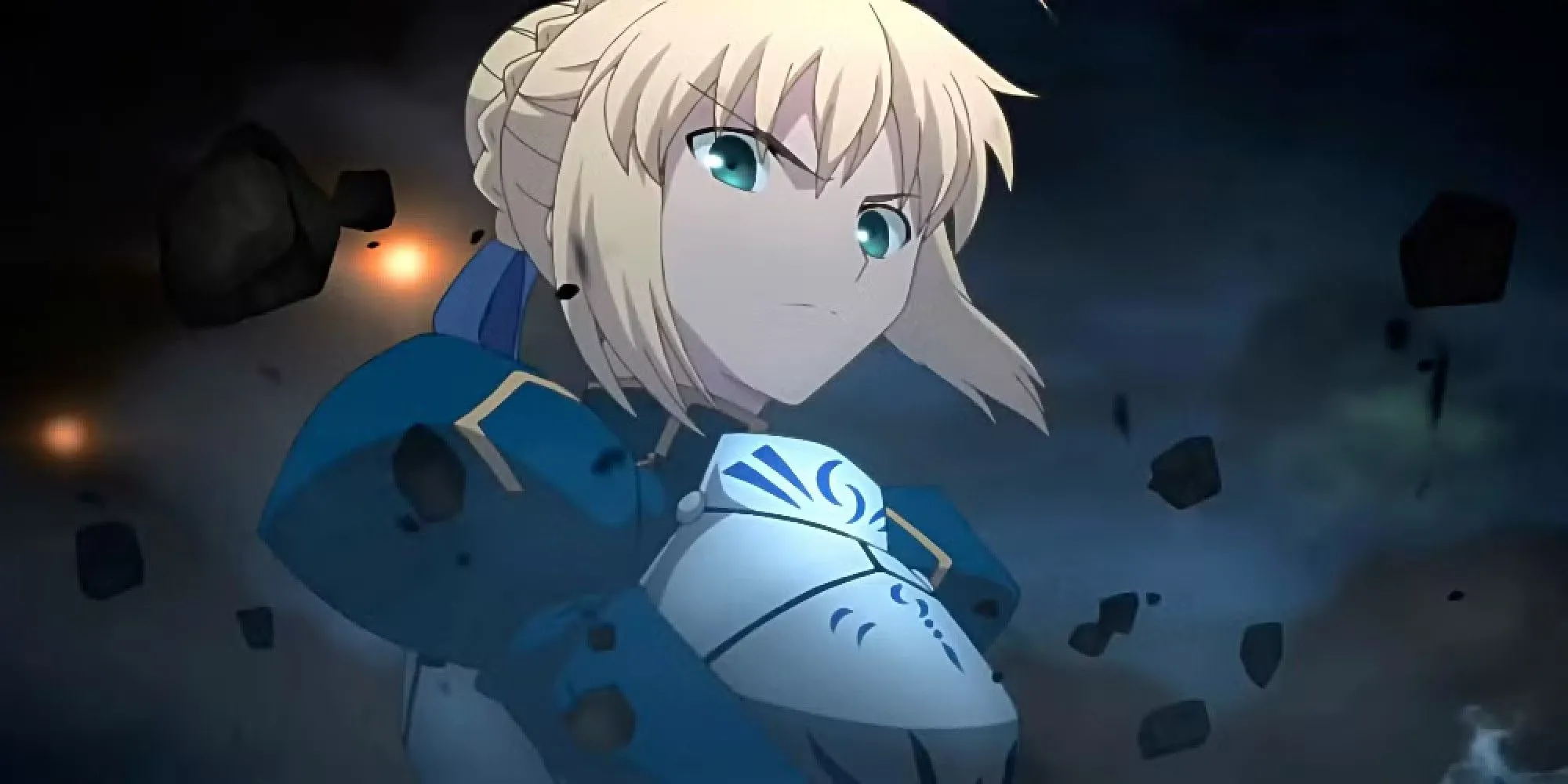 Saber (Artoria Pendragon) với thanh kiếm Excalibur từ Fate/Stay Night
