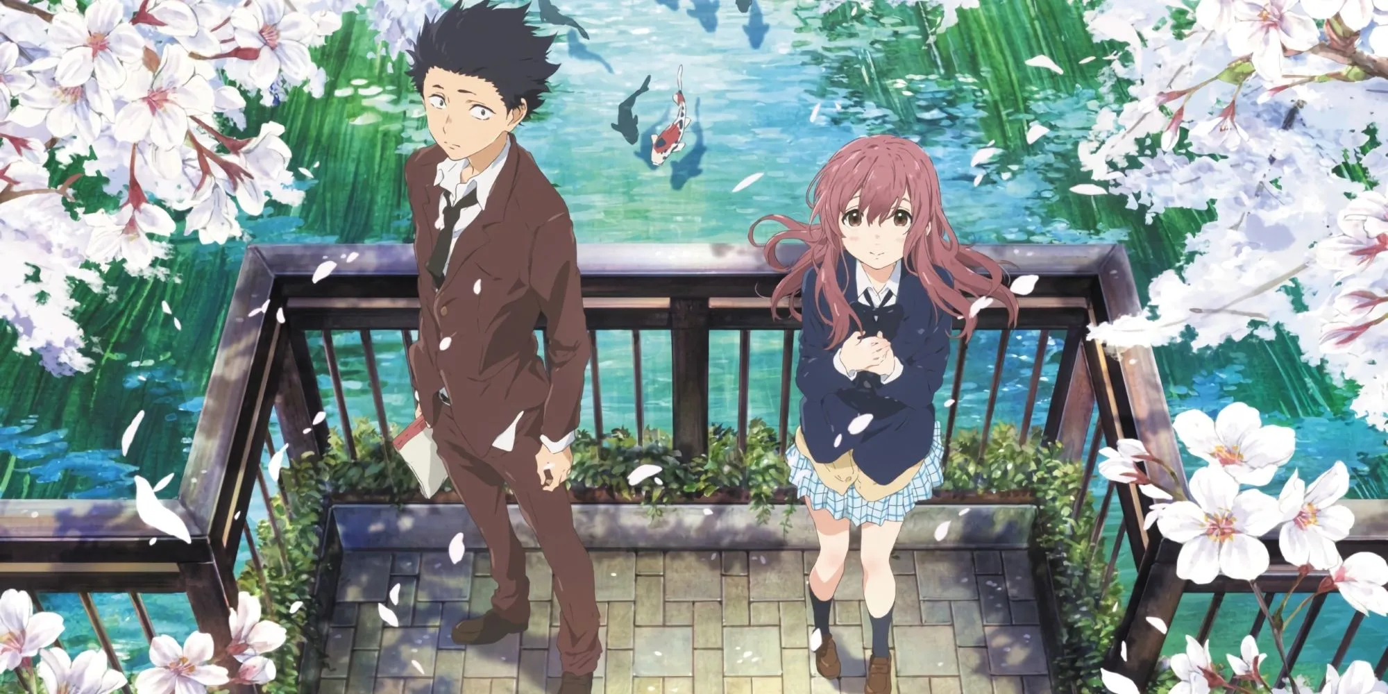 Shoya và Shoko, hai nhân vật chính của phim anime A Silent Voice, khắc họa chủ đề tội lỗi và hòa giải