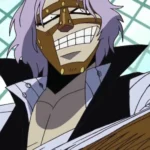 Spandam cười nham hiểm thể hiện sự lạm dụng quyền lực trong One Piece