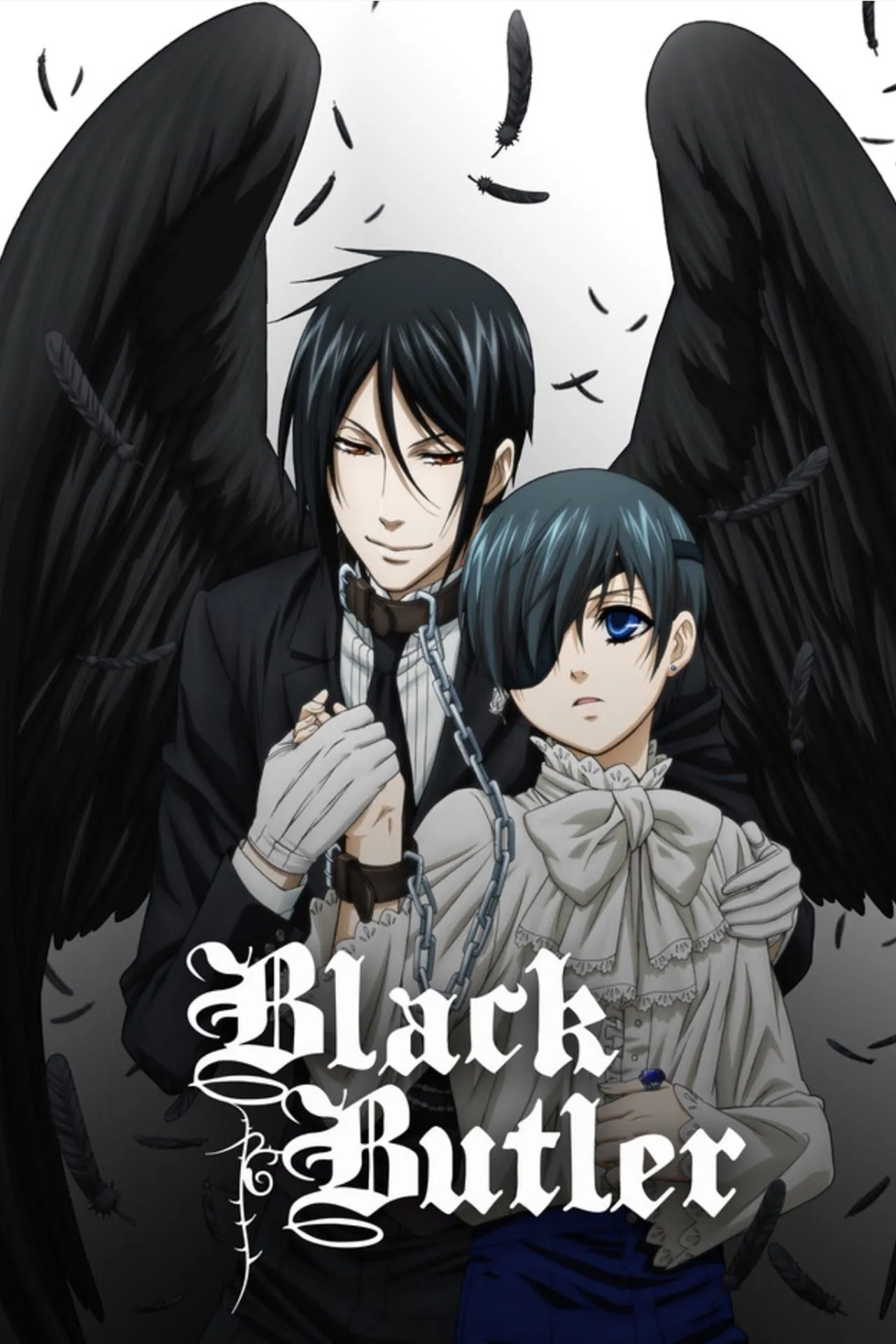 Tấm poster nghệ thuật của series anime Black Butler