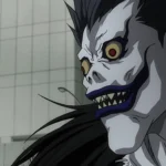 Thần chết Ryuk với quyển sổ Death Note trong tay