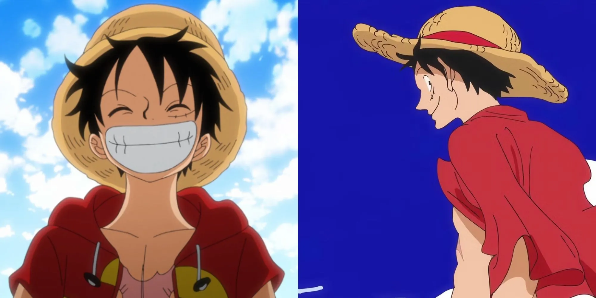 Thuyền trưởng Monkey D. Luffy trong One Piece với nụ cười rạng rỡ