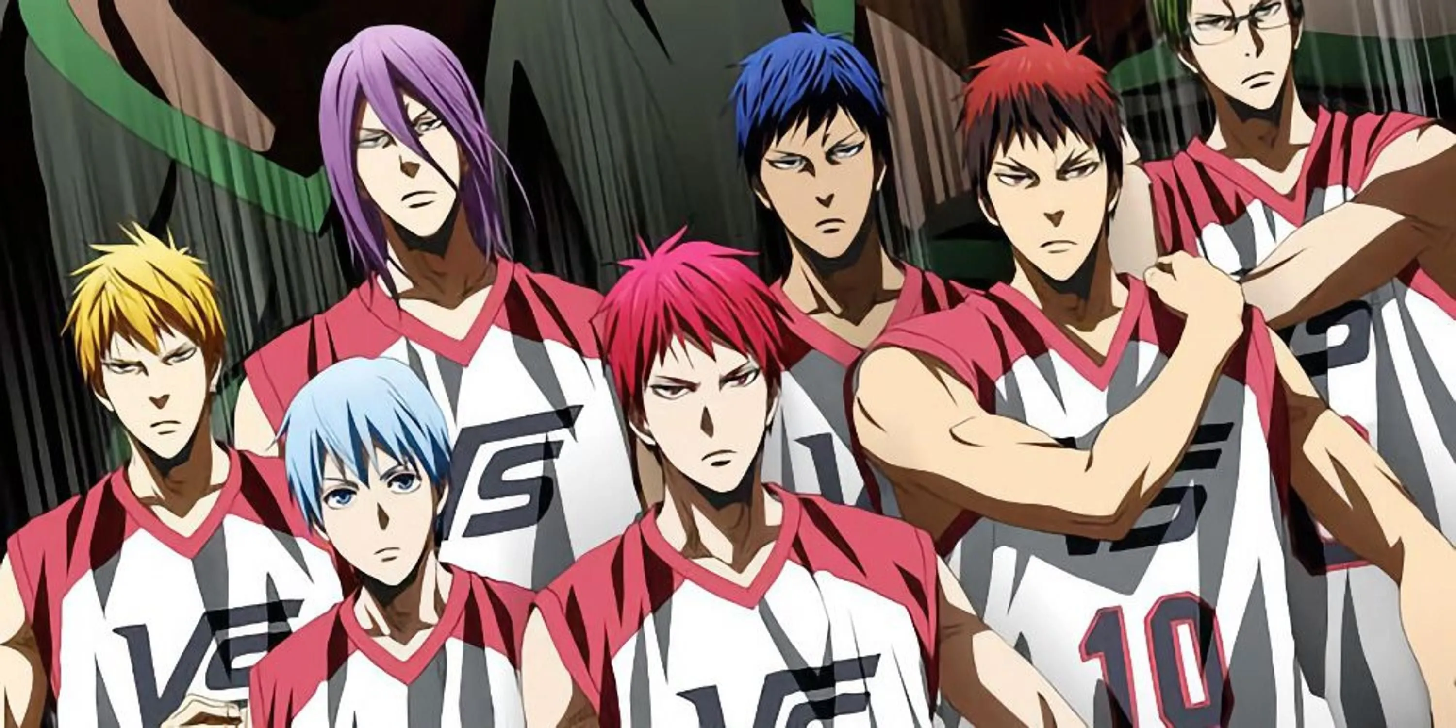 Tuyệt kỹ bóng rổ của Kagami Taiga trong anime Kuroko's Basketball do Production I.G sản xuất.