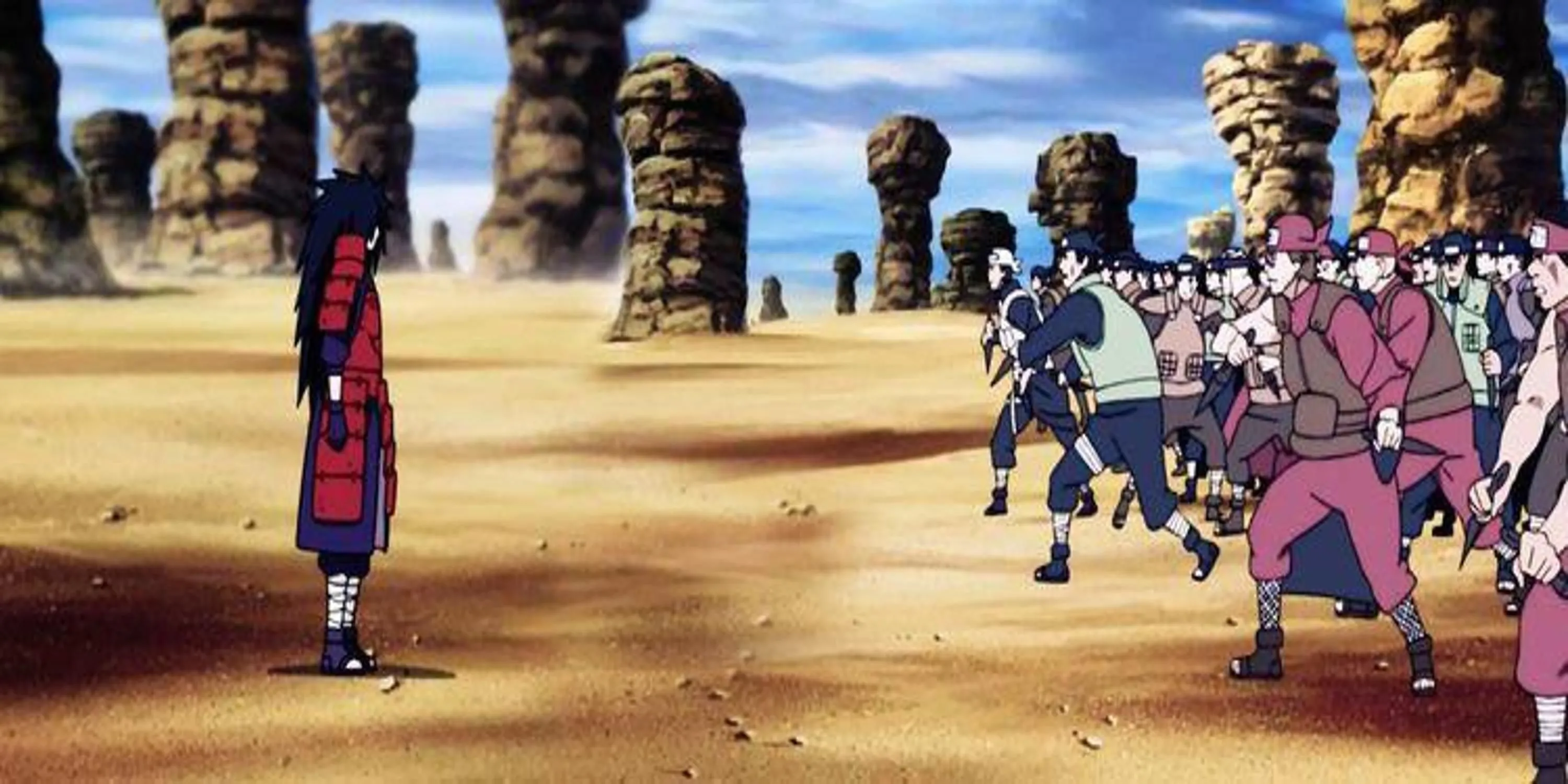 Uchiha Madara một mình đối đầu với toàn bộ Liên minh Nhẫn giả
