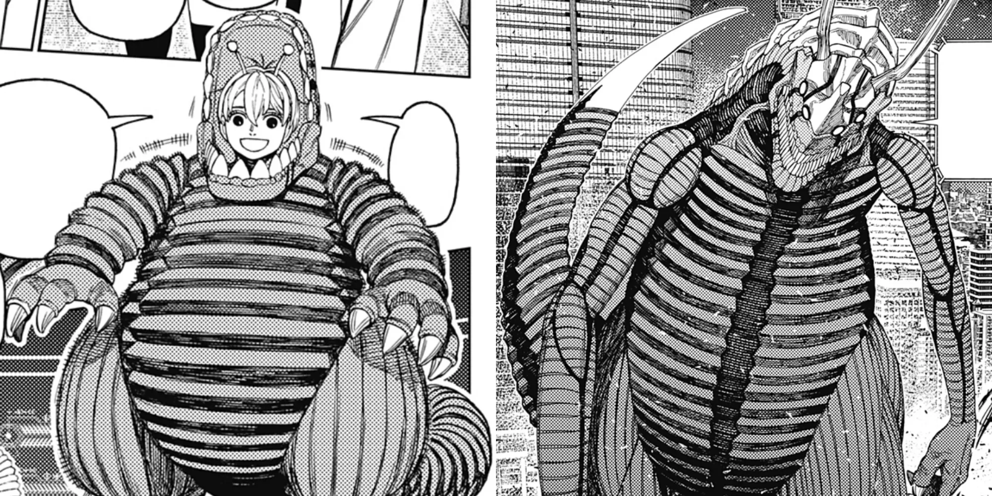 Vamola trong bộ đồ kaiju màu xanh lá cây, trông vừa ngây thơ vừa đáng yêu