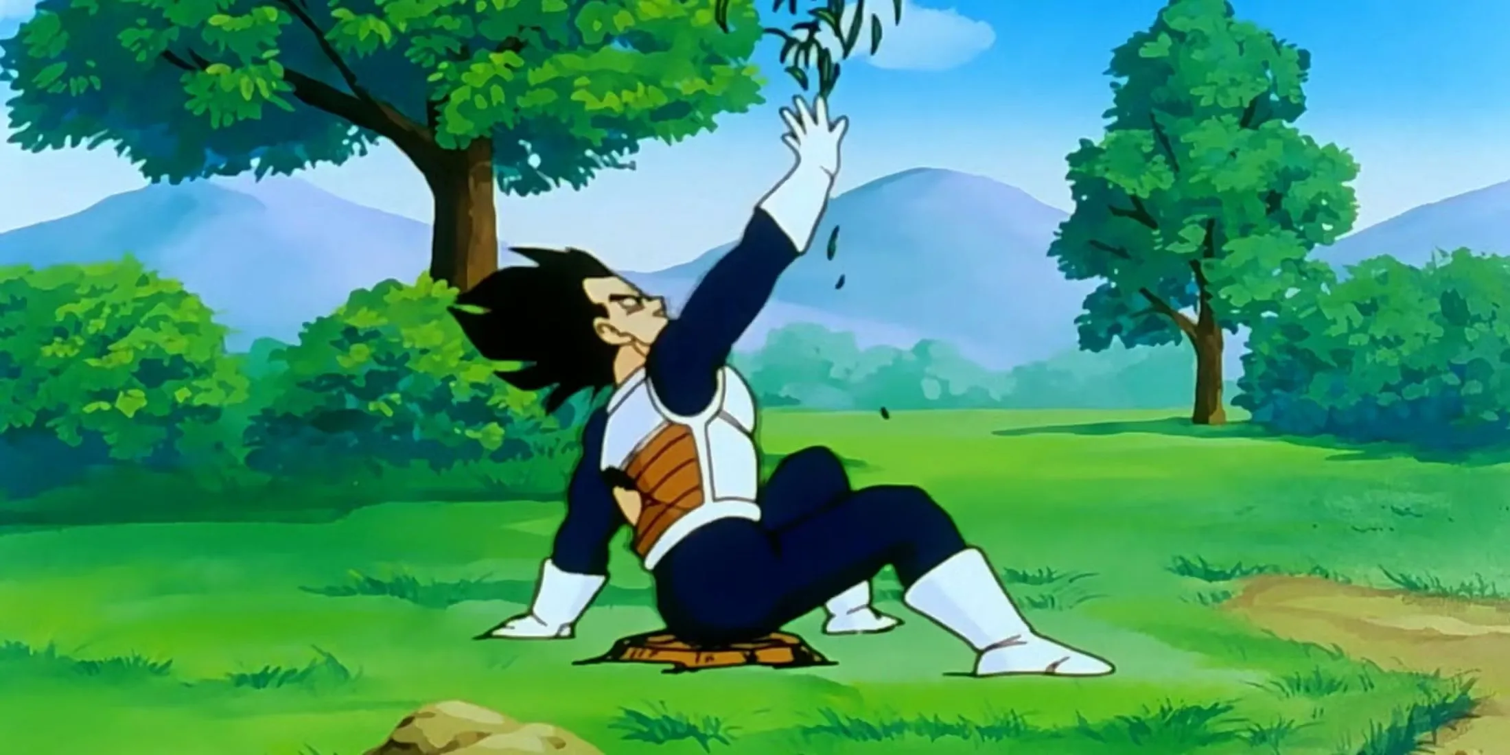 Vegeta ăn mừng khi nghĩ mình là kẻ mạnh nhất sau trận chiến trên Namek