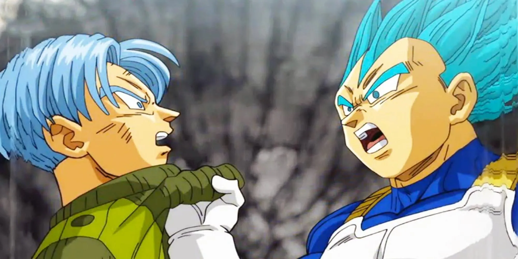 Vegeta bế Future Trunks