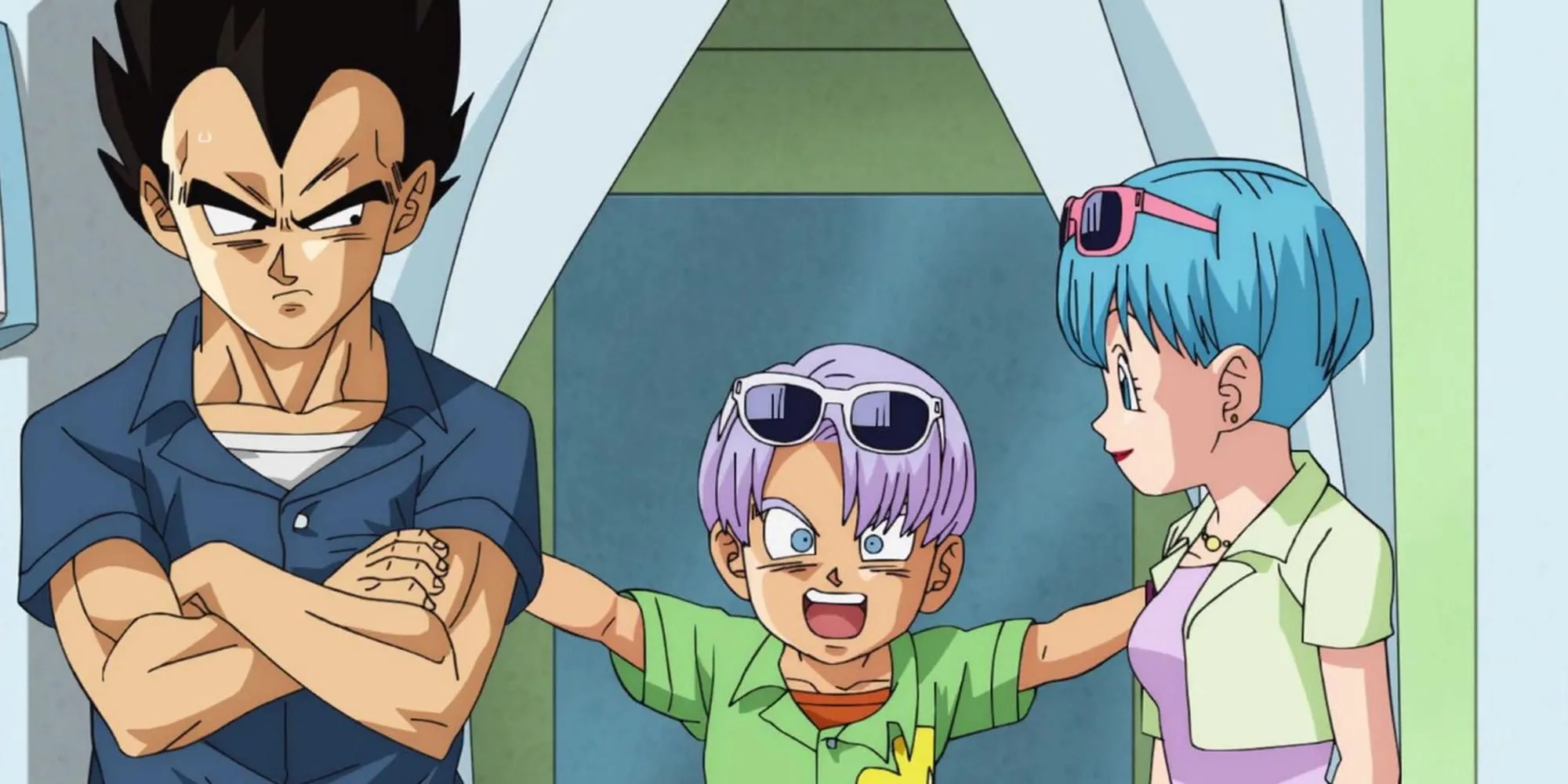 Vegeta đi mua sắm cùng Bulma và Trunks