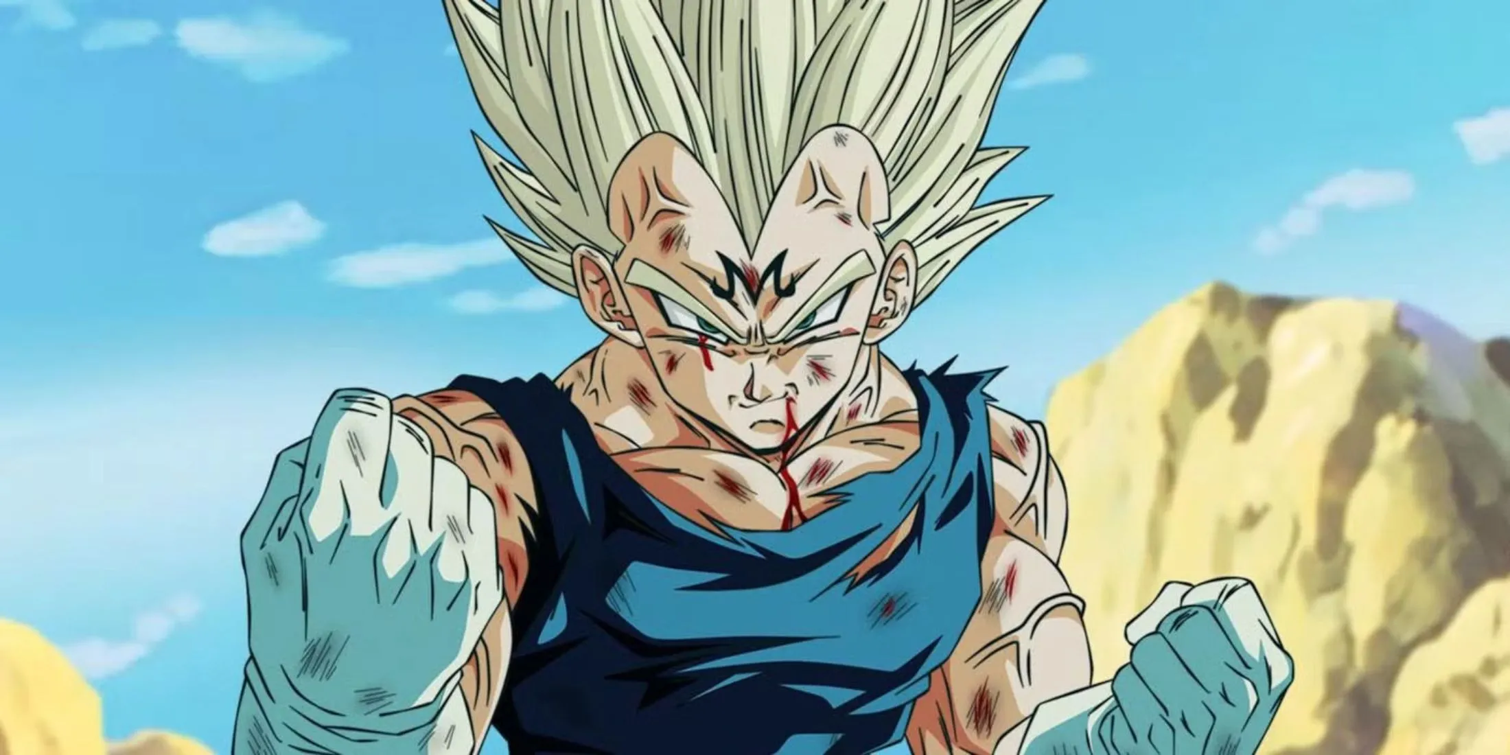 Vegeta, Hoàng tử Saiyan kiêu hãnh, trong bộ giáp quen thuộc của Dragon Ball Z