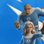 Biểu tượng Fantastic Four Cup trong giao diện Fortnite, minh họa sự kiện giải đấu đặc biệt