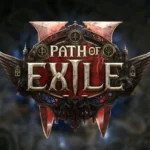 Logo Path of Exile 2 trên nền xám xanh mờ, dự đoán ngày phát hành